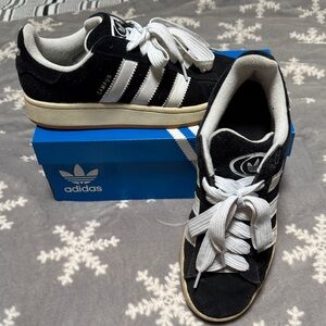 Adidas Campus Black and White Sneakers
